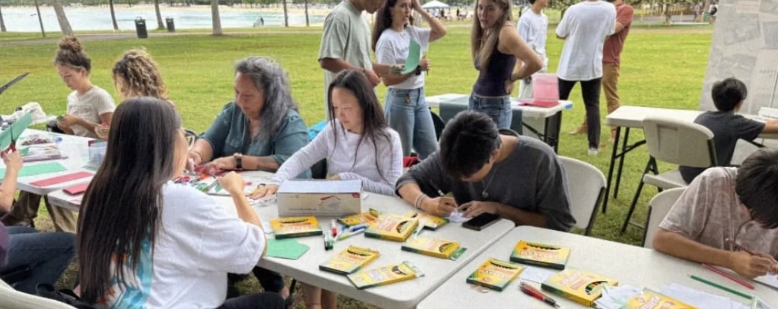 VolunteerAlly Club members at a community volunteer event