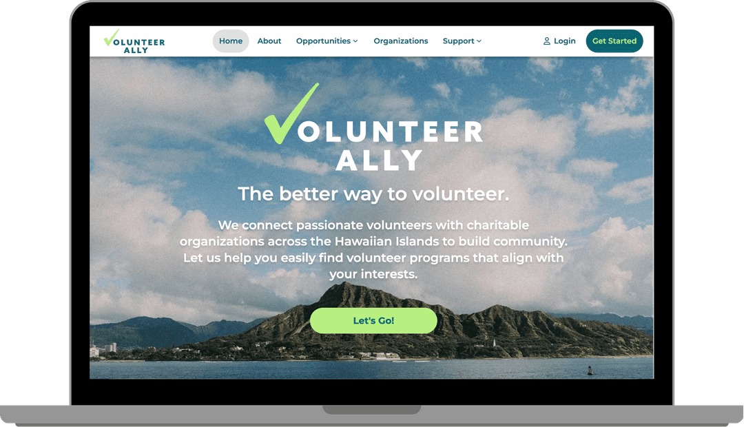 VolunteerAlly Laptop