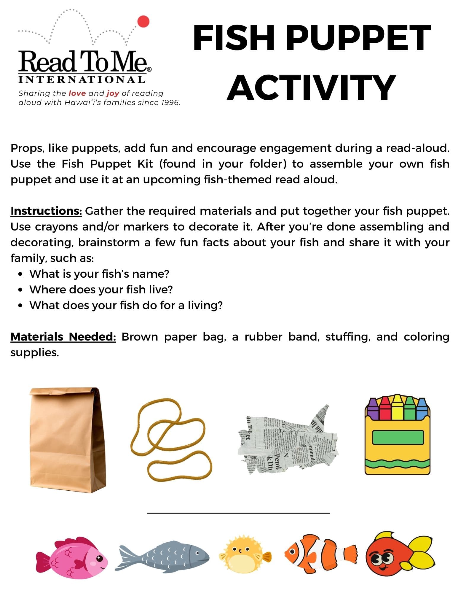 Craft Activities for Keiki Prep Work